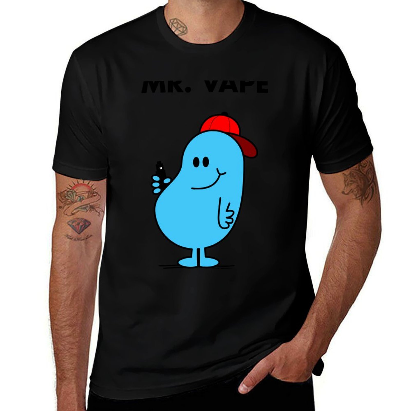 Quick Vape - Mr.Vape 티셔츠 여름 스포츠 퀵 드라이