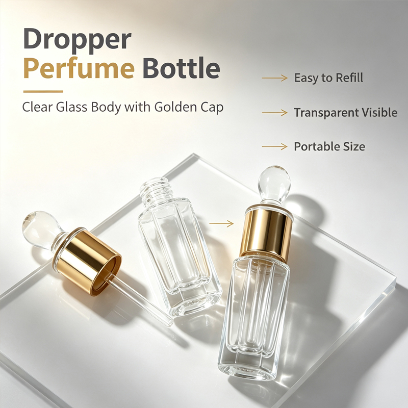 Juice Bottle Dropper - 12ml 유리 스포이드 병 에센셜 오일