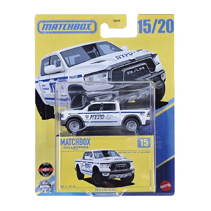 Battery Case Storage - 오리지널 매트엘 매치박스 1/64 NYPD 2020