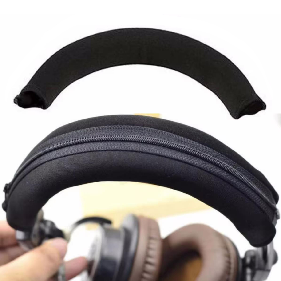 Audio Technica Headphone Ath-M20X - 지퍼 헤드폰 보호대 슬리브 쿠션 패드