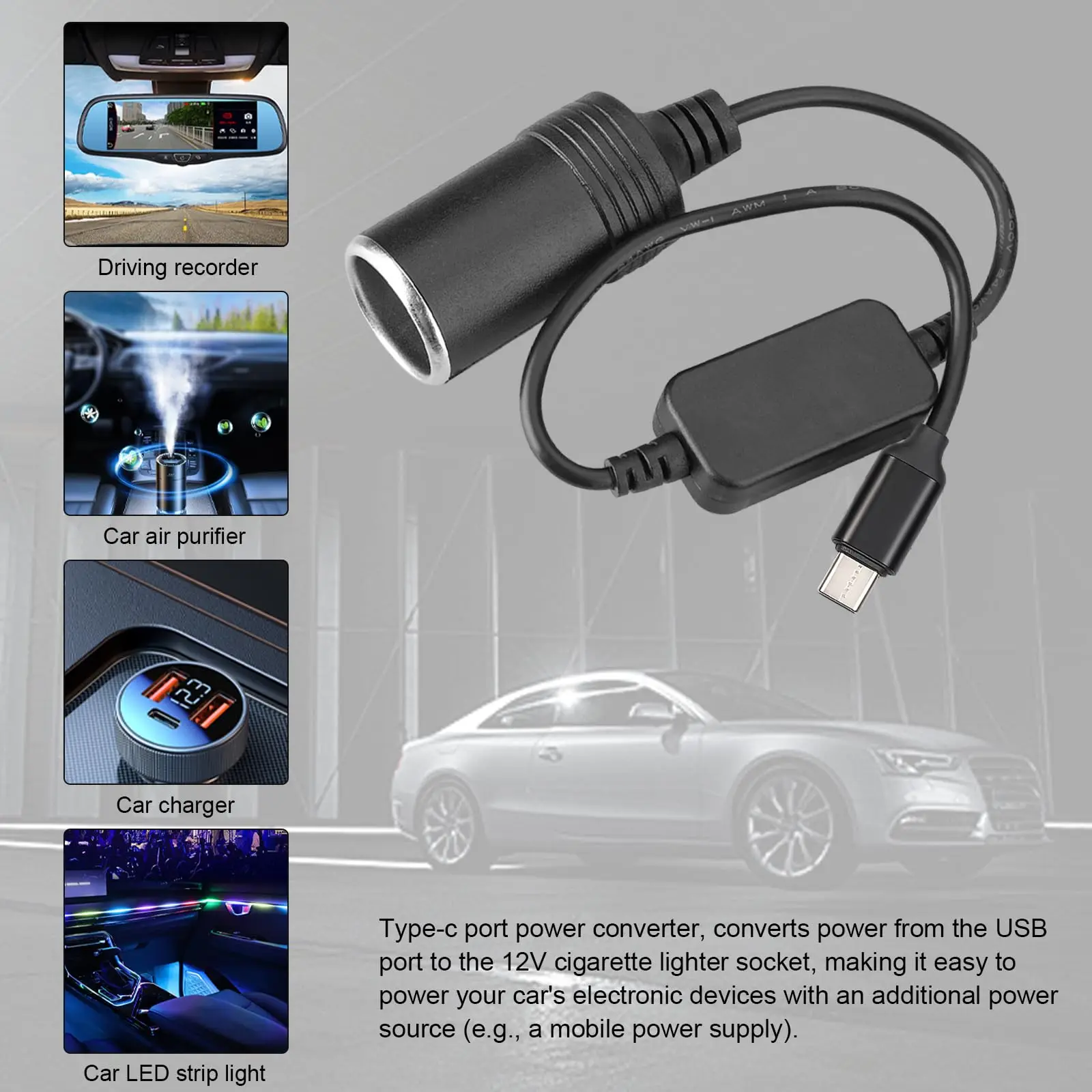 5V ~ 12V 시가 라이터 소켓 유형 C USB 남성 - Accessories Experts Vape 리뷰 및 가격