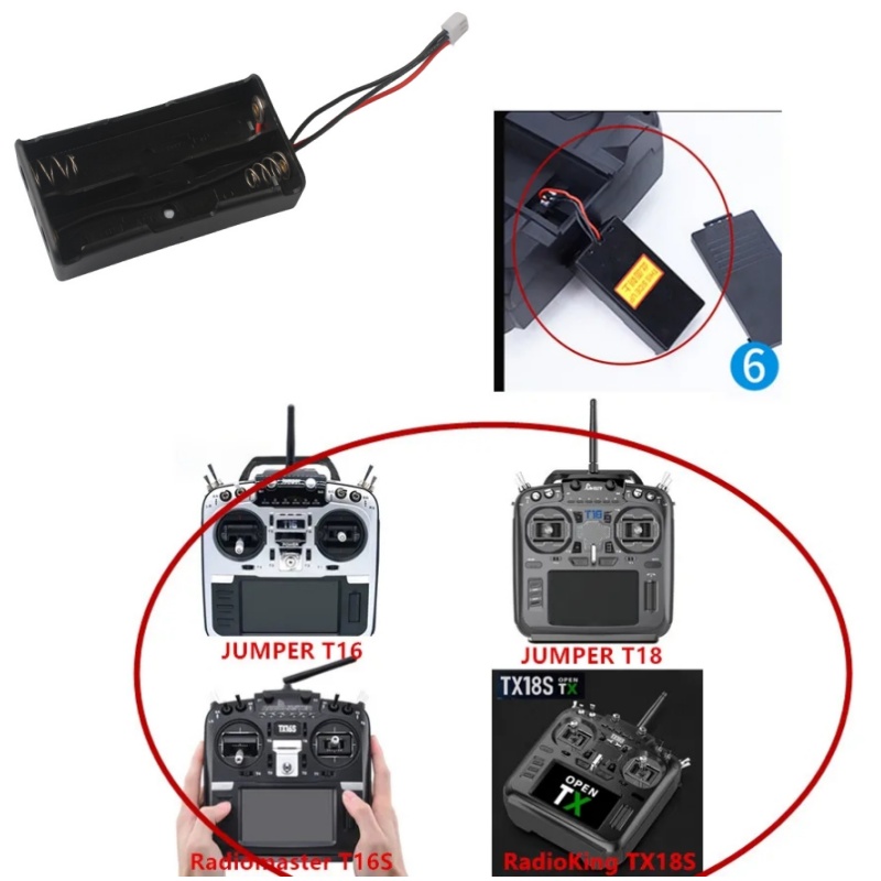 RadioMaster TX16S 2S 18650 배터리 - Battery Case Storage 리뷰 및 가격