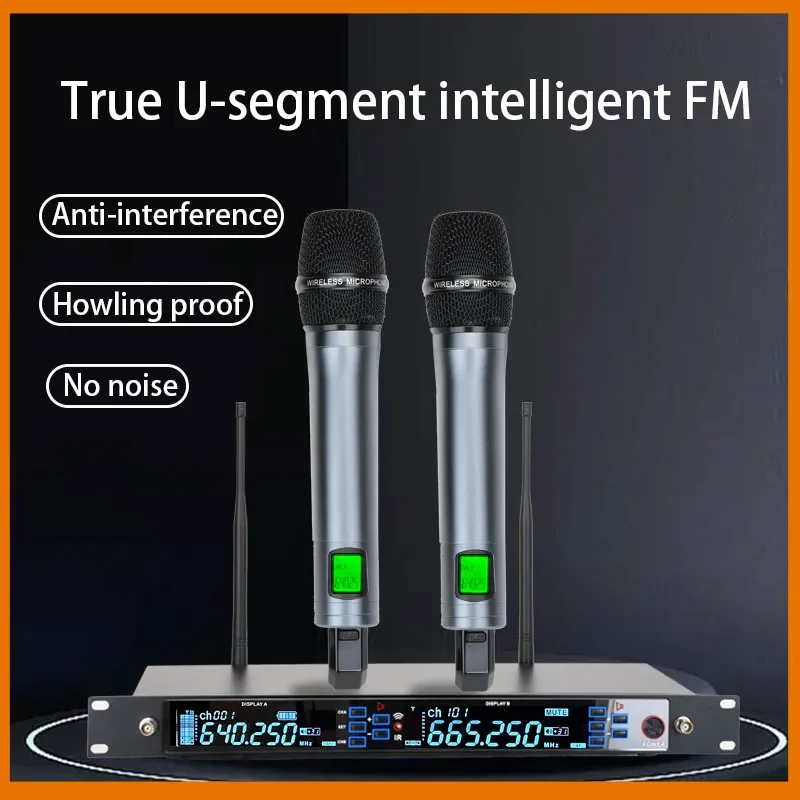 무선 마이크 시스템, 2채널 2x100 UHF 조절 가 - Shure Mic Sm58 리뷰 및 가격