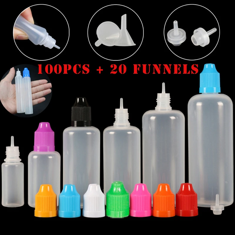 100pcs 3/5/10/15/20/30/50/100/ - Juice Bottle Dropper 리뷰 및 가격