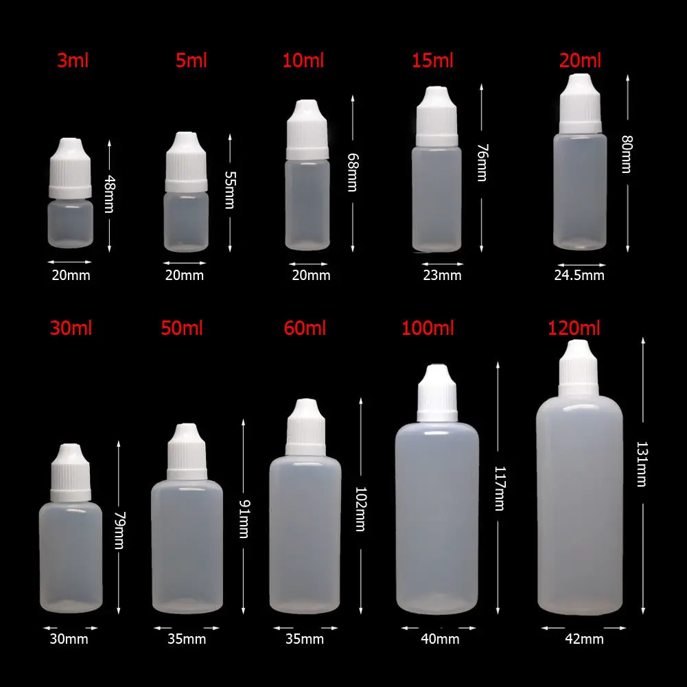 100pcs 3/5/10/15/20/30/50/100/ - Juice Bottle Dropper 리뷰 및 가격