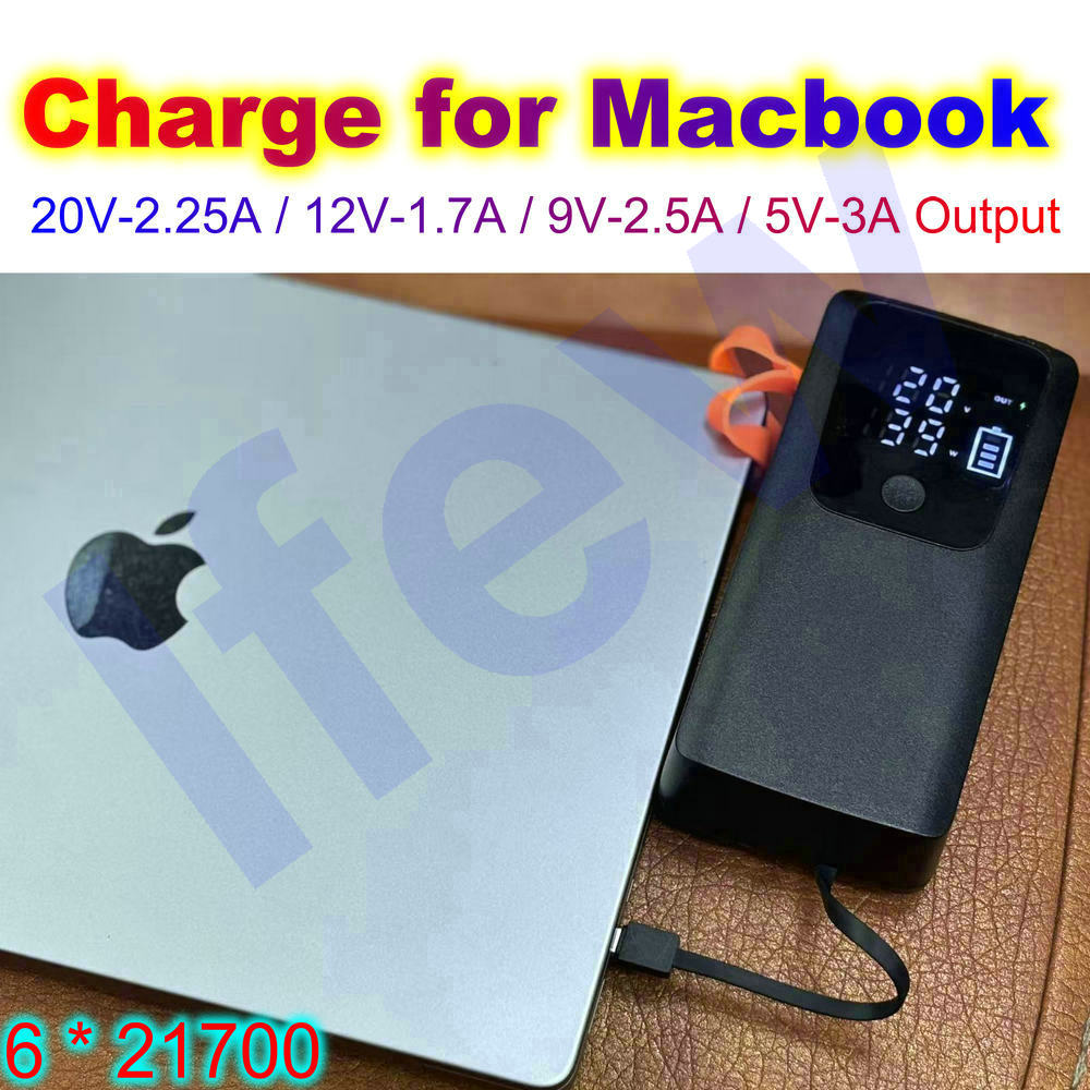 45W 파워 뱅크 쉘 21700 배터리 케이스 맥북 태 - Battery Case Storage 리뷰 및 가격